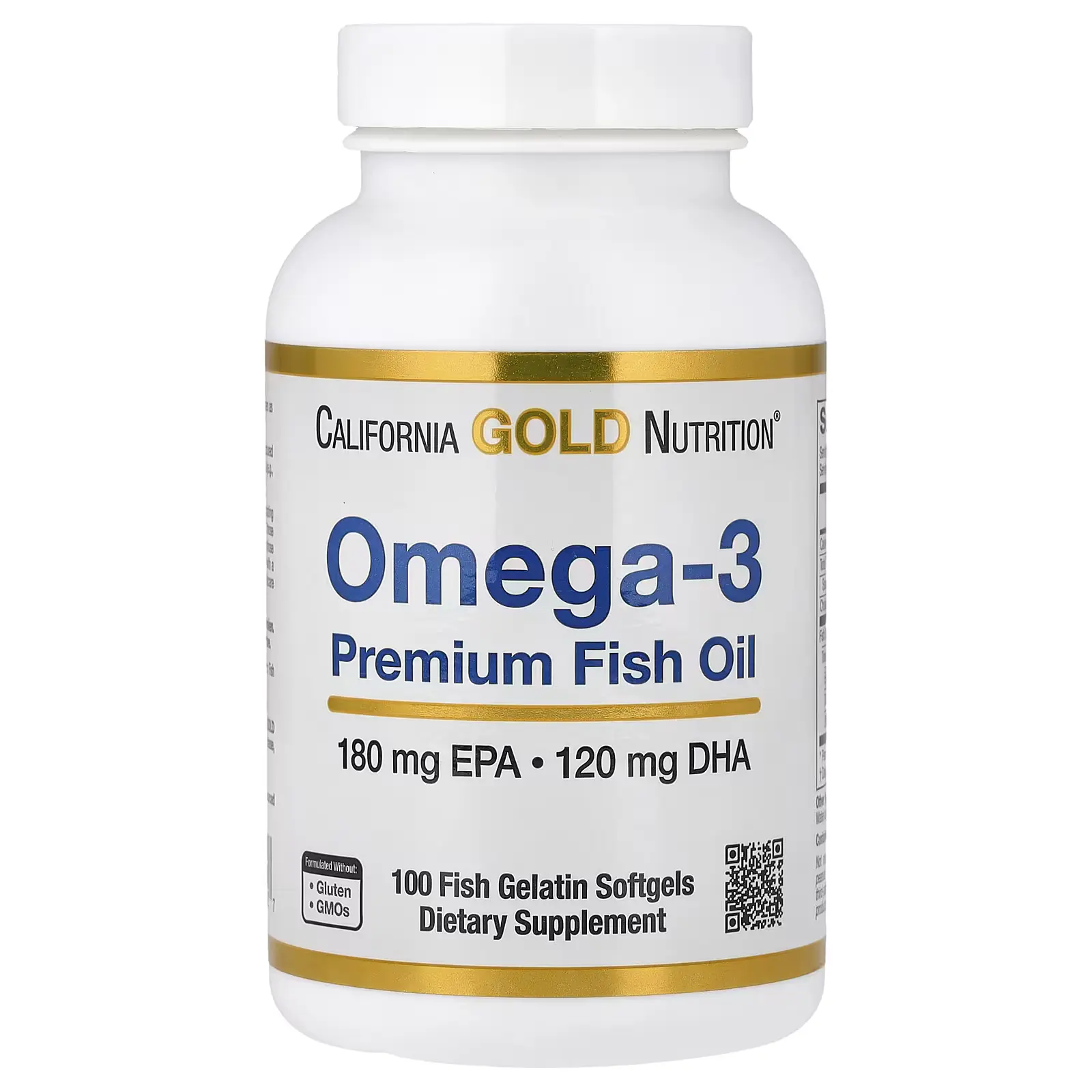 California Gold Nutrition Omega-3 Premium Fish Oil – opakowanie produktu